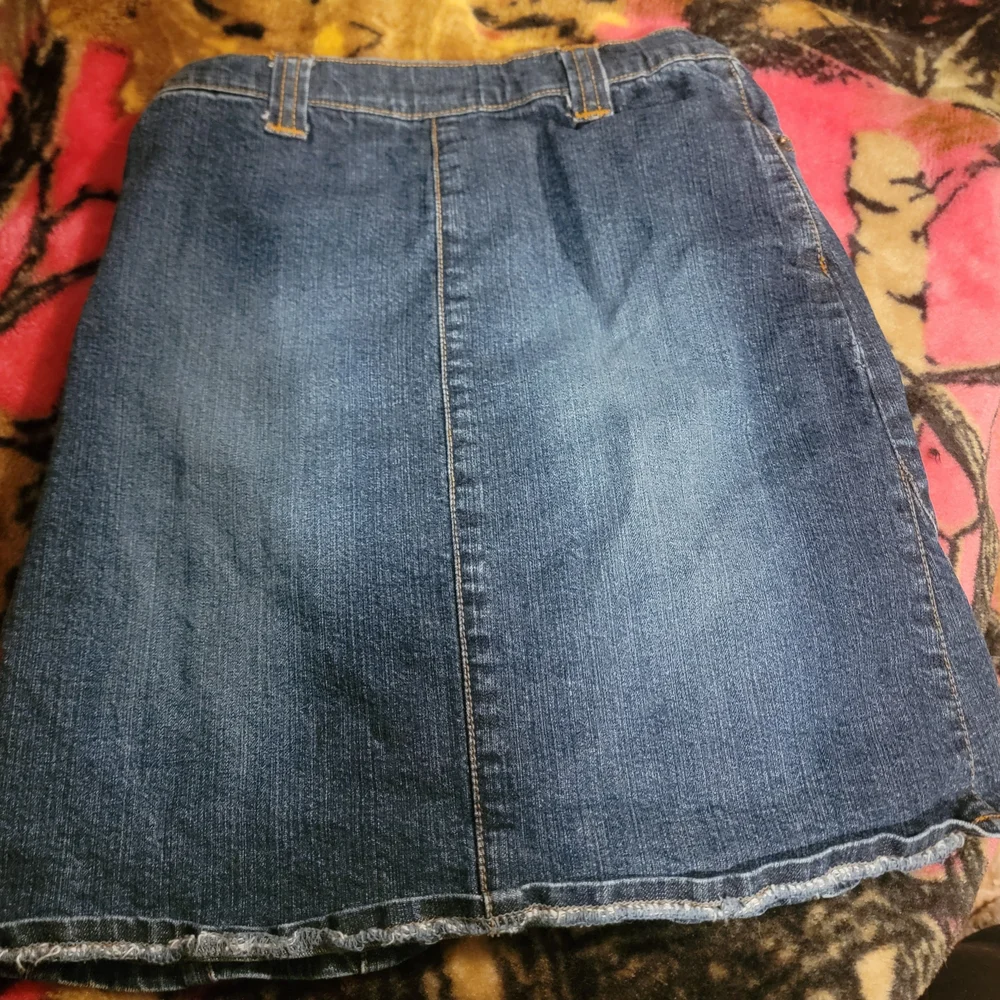 The Children's Place Blue Denim A-Line Skirt